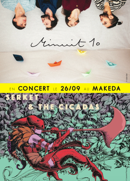 Le 26 septembre au Makeda  • SERKET & THE CICADAS •